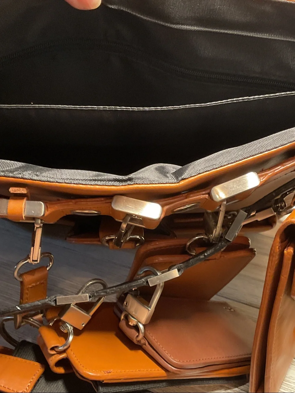 H2CO leather laptop messenger bag Traffic Bag